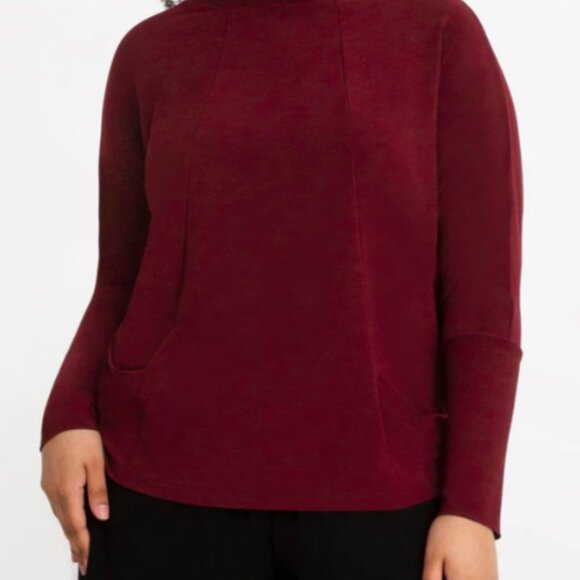 SYMPLI - Boxy Top - Pomengranate - Size 14 - NWT - Picture 4 of 4